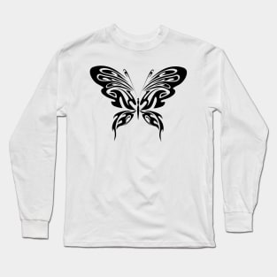 Abstract Butterfly Long Sleeve T-Shirt